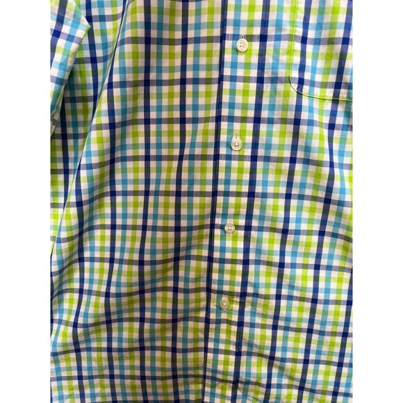 Croft & Barrow Men's Classic Fit Button Down Shirt Easy Care Size 15 Multi Plaid - Picture 9 of 13
